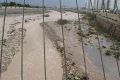 Beer Sheva Stream Flowing