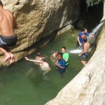 Jump in! – Wadi Arugot – 27July13