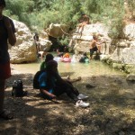 Refreshing in pools of Ein Gedi – Wadi Arugot – 27July13